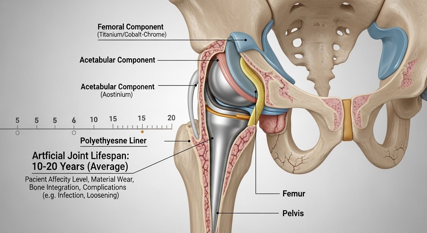 人工関節の寿命は何年？10年・20年・30年持たせるコツ